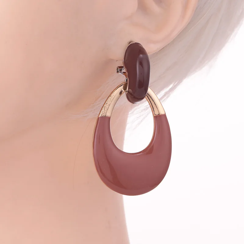 Женские серьги капельки Sehuoran Oorbellen Brinco эффектные модные ювелирные изделия