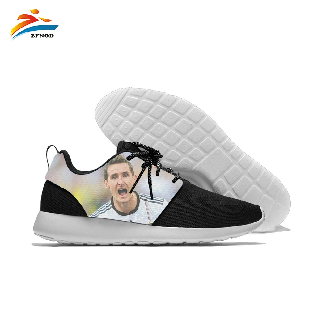 

2019 New Brand Miroslav Klose Men shoes Swag 3D Print Homme Fitness Camisetas Hip Hop fashion shoes men Spring/Autumn