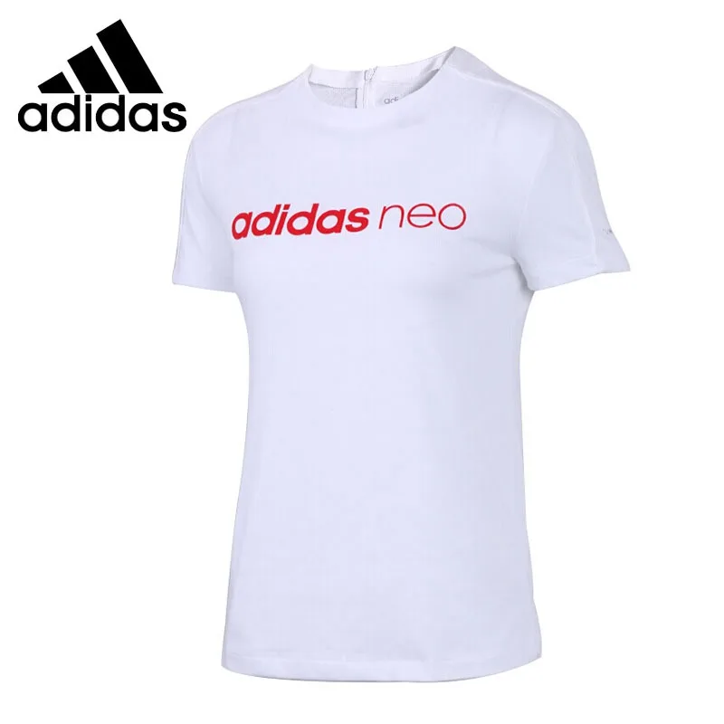 Новое поступление оригинальных женских футболок с коротким рукавом Adidas NEO Label CS