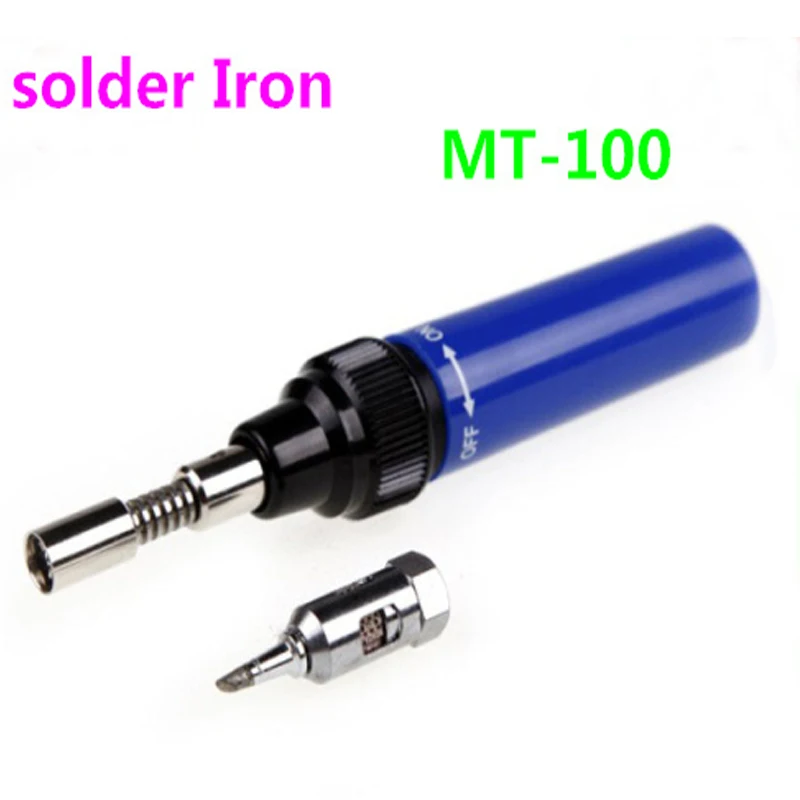 10pcs /lot Gas Blow Torch Soldering Solder Iron Gun Butane Cordless Pen Burner MT 100 Toolin