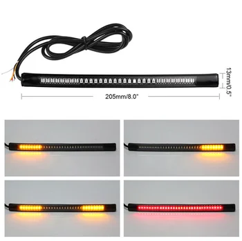 

by DHL or Fedex 200pcs Universal Flexible Brake Tail Stop Light Led Strip Motorcycle Led Tail Light Turn Signal Brake License