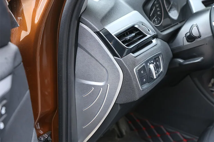 Для BMW f48 X1 стайлинга автомобилей аксессуары из алюминиевого сплава приборной панели сбоку декоративная Обложка Накладка для BMW X2 F47