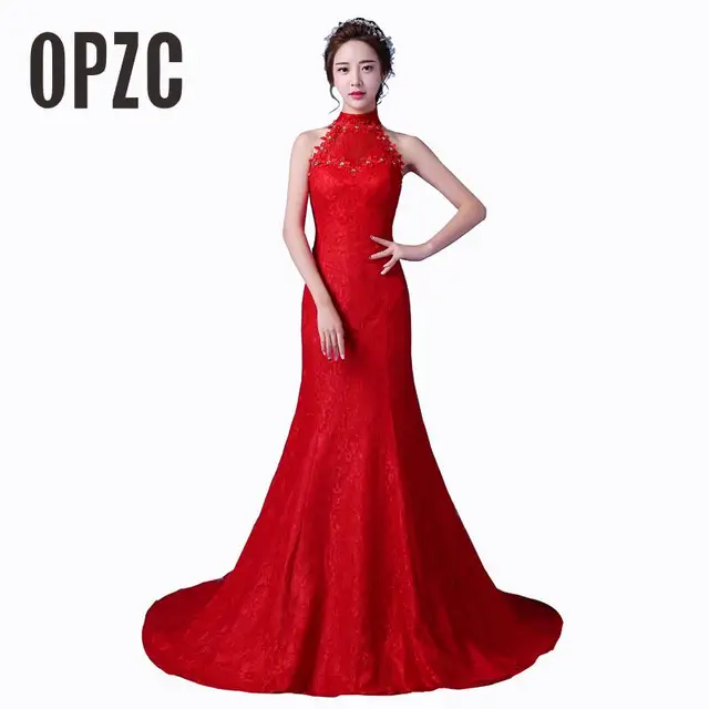 Autumn spring 2017 New StyleTrain White Red Mermaid Wedding Dresses ... Autumn spring 2017 New StyleTrain White Red Mermaid Wedding Dresses ...