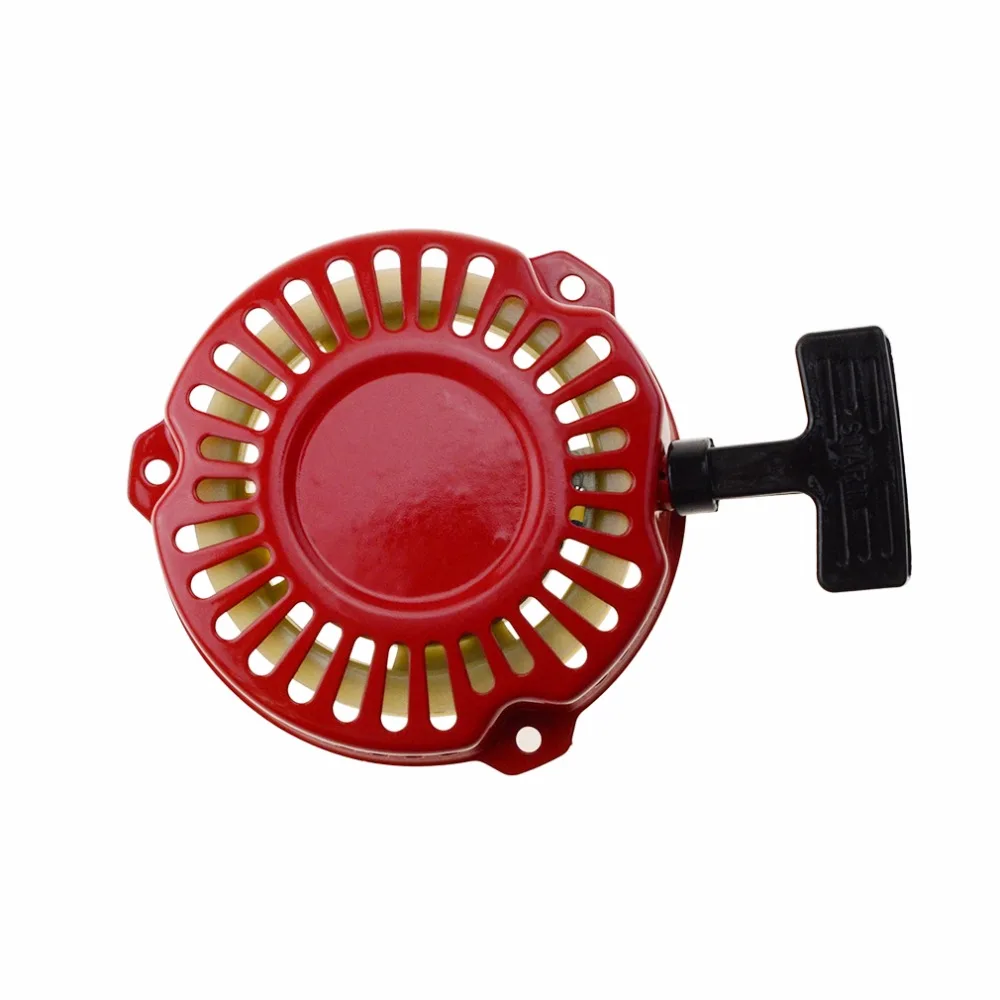 

GOOFIT 3 Holes Pull Recoil Starter Replacement for Honda 152F Generator Lawn Mower Engine Red K071-304