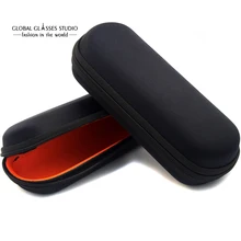 Портативный солнцезащитные очки мешок застежки-молнии очки жесткий чехол для задней панели Чехол 160*70*40 мм для небольших солнцезащитные очки оправы для очков Очки Чехол 005