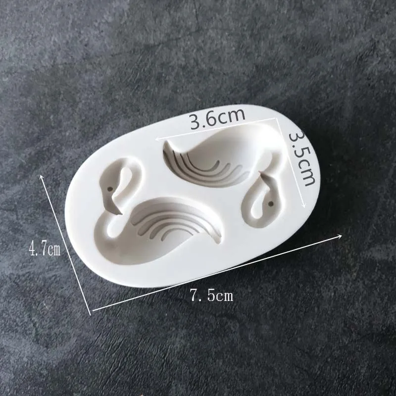 Силиконовая форма в форме 3d фламинго Шоколадное Мыло жевательная форма|silicone mold