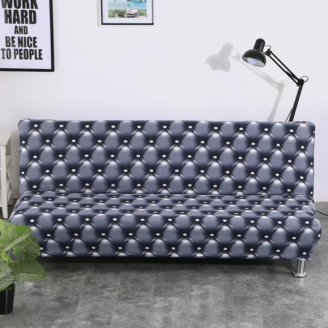 Universal Armless Sofa Bed Cover Folding Seat Slipcover Modern Universal Armless Sofa Bed Cover Folding Seat Slipcover Modern Stretch Covers Couch Protector Elastic Futon