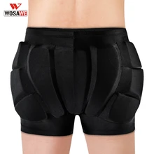 WOSAWE для детей и взрослых Спорт на открытом воздухе Лыжный Спорт Катание на коньках шорты для сноубординга Хип Защитный дно мягкий для лыж шорты Для мужчин