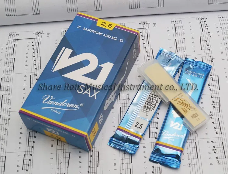 Франция Vandoren V21 alto Eb saxphone reed может запросить подлинность/alto sax reed