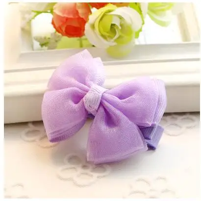 Purple Bows Платье для маленьких девочек заколки для волос в форме бантиков для девочек головы, аксессуары, малоенькая прогулочная коляска заколка для волос головные уборы для девушек Детские Симпатичные шпильки для сверкающий зажим для детей - Цвет: Purple Bows