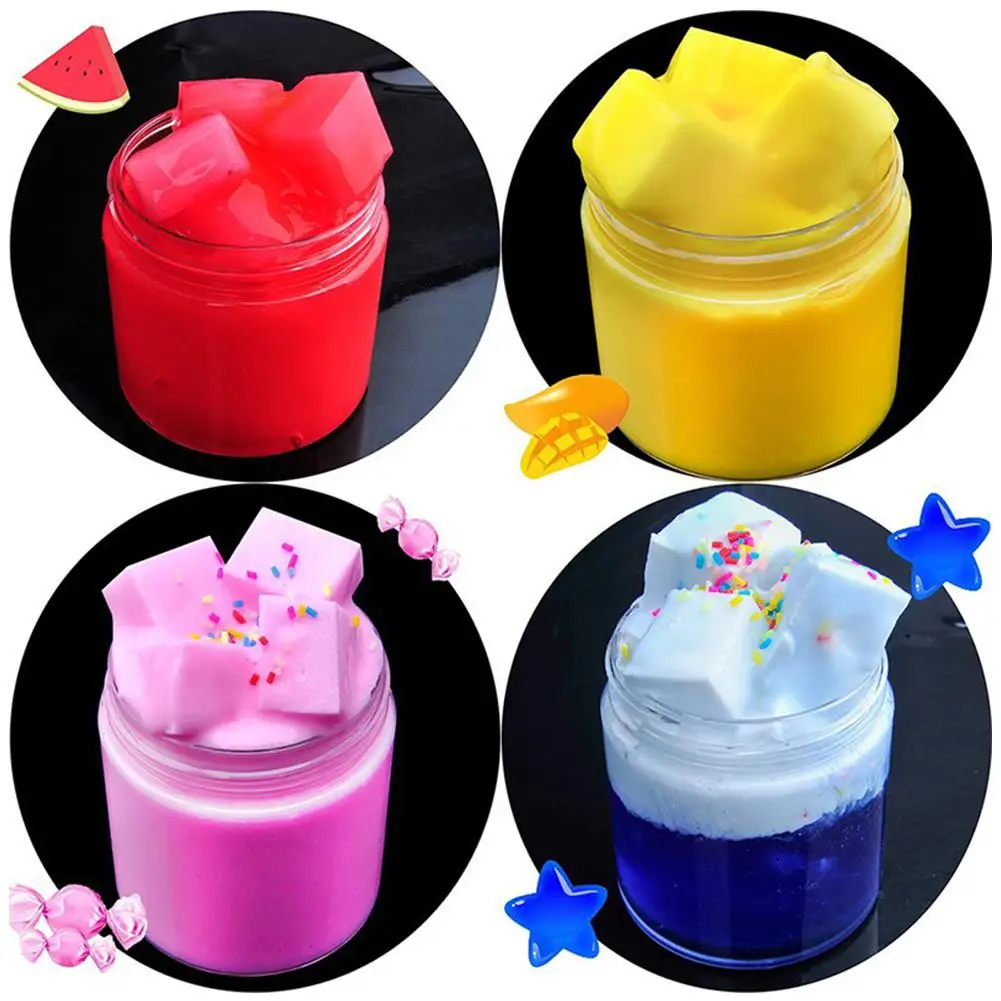 

Colorful Fruit Slime Crystal Mud Decompression Clay DIY Handmade Children's Adult Toys