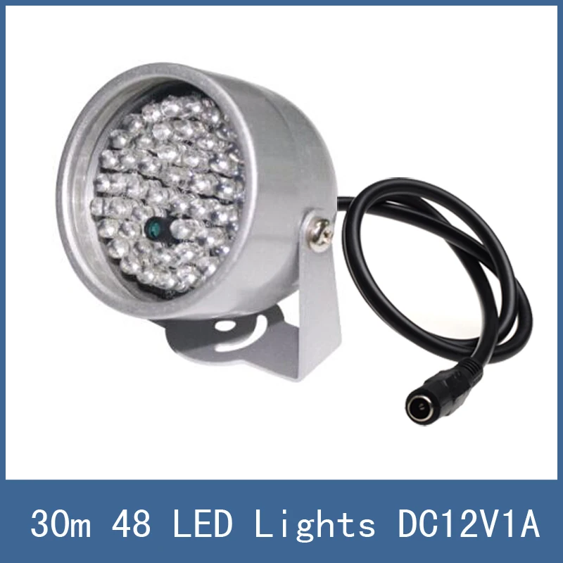 

Waterproof 30m illuminator Fill Assist Night Vision infrared IR 48 LED Lights for CCTV Security Camera