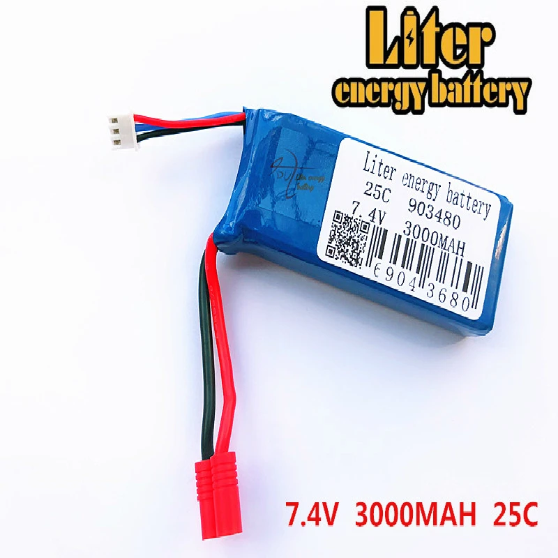7 4 v 3000mAh Дрон для Syma x8g X8W Quodcopter запчасти дополнительный аккумулятор запасные