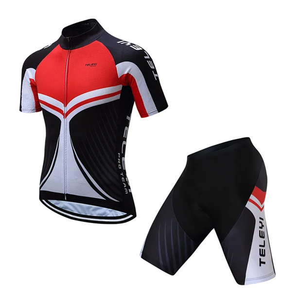 Мужская велосипедная майка комплект велосипедная одежда велосипедный комплект одежды костюм униформа Спортивное платье рубашка костюм Майо триатлонный обтягивающий костюм - Color: Shirt and shorts 10