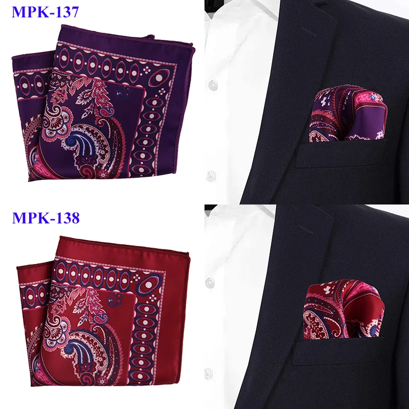 Портной Смит стиль Hankies Яркие Красочные Пейсли карманные квадратные винтажные Платки Шарфы мужские карманные модные аксессуары