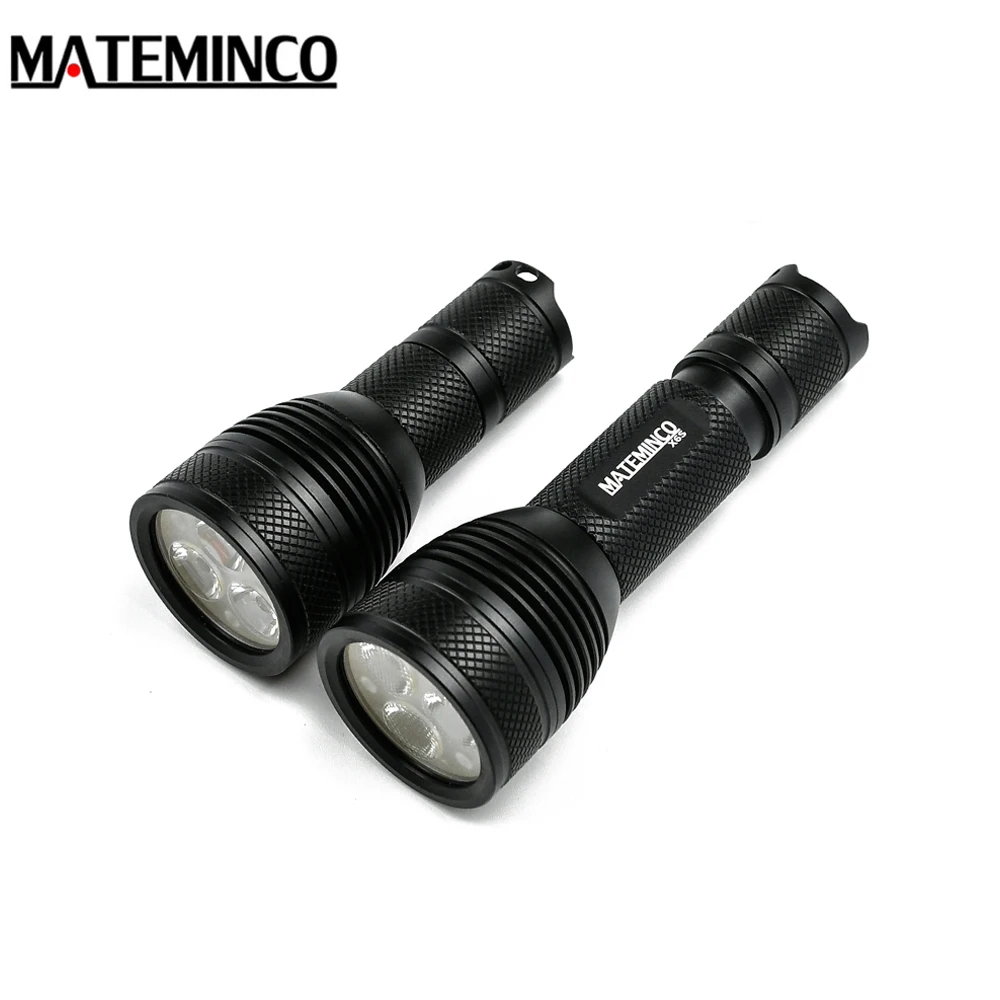 Mateminco X6S Tactical Flashlight 3 * Cree Xpl Hi / Nichia 219C LEDs