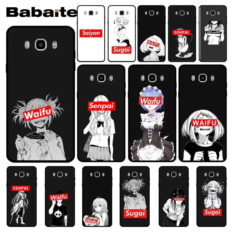 Мягкий чехол Babaite Sugoi Senpai для samsung j7 2017 j8 j62018 note 8 5 note9|Бамперы| |