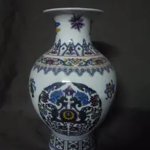 Редкие Старые китайские пастельные цвета фарфоровая ваза, с маркой, декоративные, лучшая коллекция и украшение