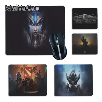 

MaiYaCa WOT LOL CS DOTA2 Play Mats Gamer Speed Mice Retail Small Rubber Mousepad Size 25x29cm 18x22cm Rubber Mousemats