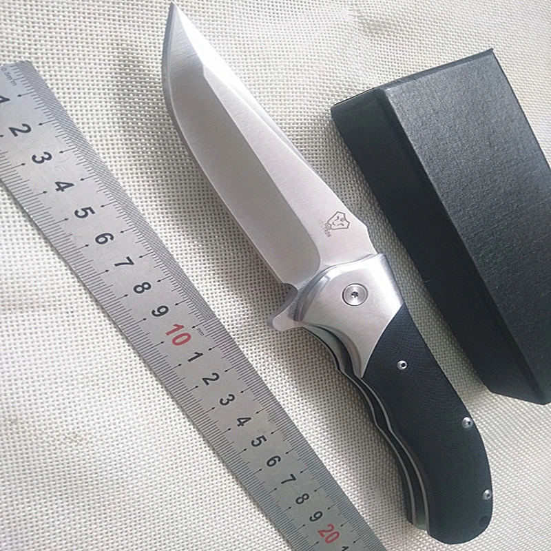 folding knife ball bearing flipper outdoor camping hunting survival tactical knife 9cr18mov blade G10 utility knives EDC tools folding knife ball bearing flipper outdoor camping hunting survival tactical knife 9cr18mov blade G10 utility knives EDC tools