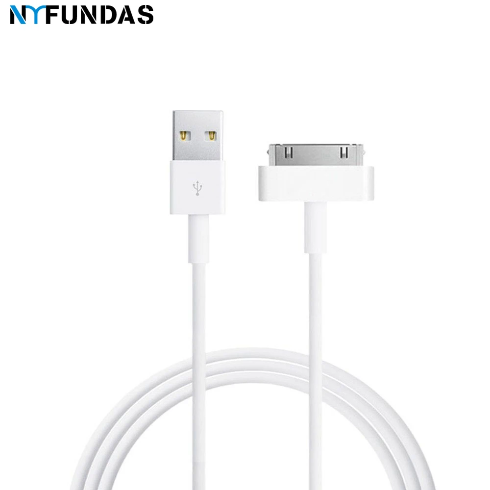 

NYFundas usb data charger cable for iphone 4 4s ipod nano ipad 2 3 iphone 4 s 30 pin 1m cord usb charging cable kabel cargador