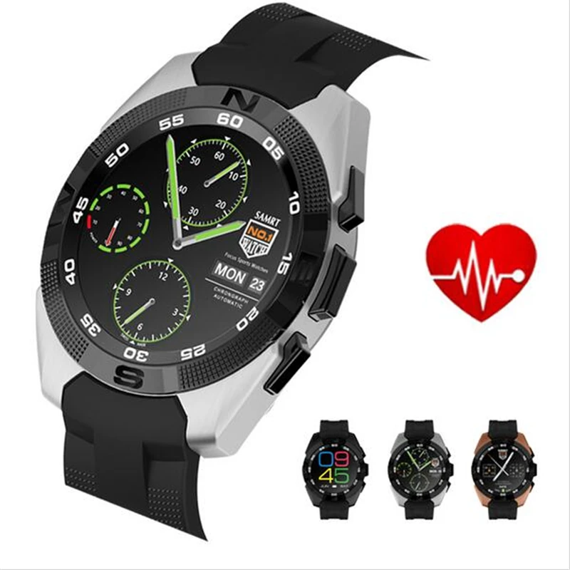 Спорт Бег умные часы № 1 G5 Для мужчин Женщин Bluetooth Smartwatch для Android ISO телефон с