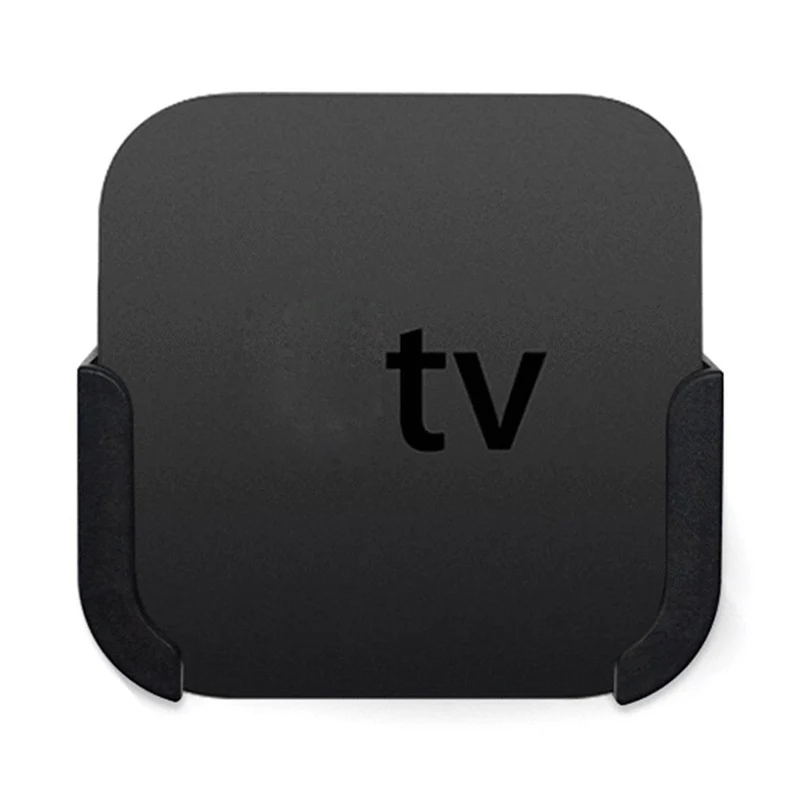 Universal Media Player Wall Mount Bracket Stand Cradle Holder Case For Apple TV 4 4th Gen 98x98x33mm