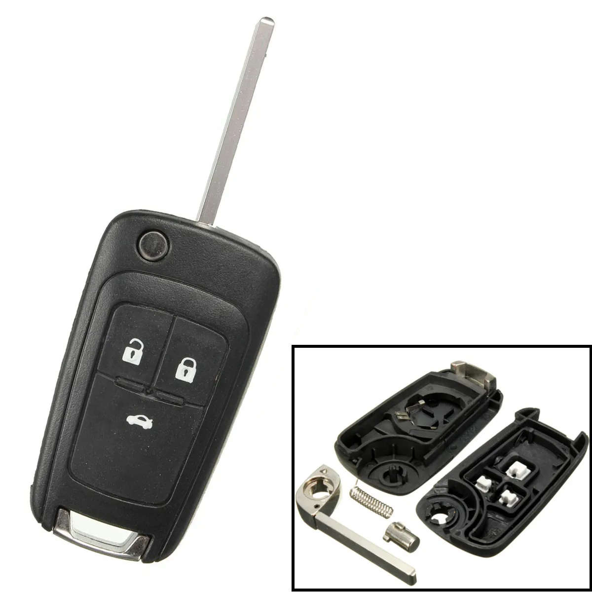 

3 Button Car Auto Remote key case shell For Holden For CRUZE For OPEL/VAUXHALL/ASTRA/INSIGNIA