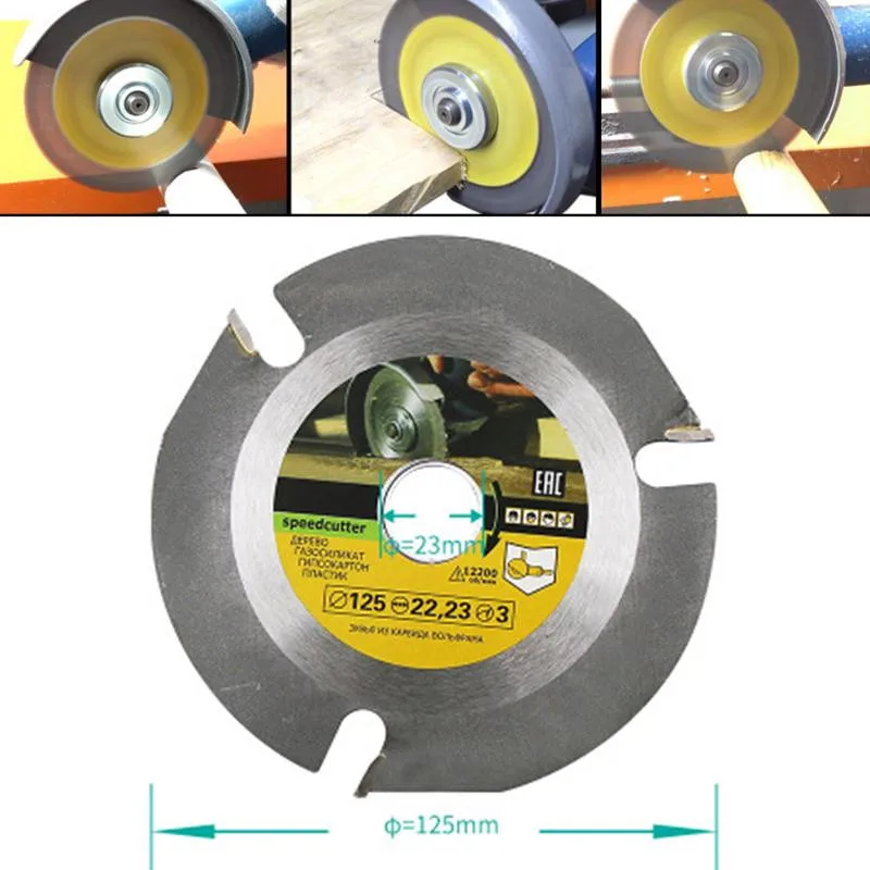 

1 Piece 125mm Circular Saw Blade Angle Grinder Cutter Woodworking Cutting Power Tool Accessories