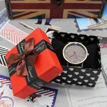 

2PCS 8 x 9 * 5.5cm zhiku peach heart watch box bracelet Jewelry Ring Earrings Jewelry jewelry gift box