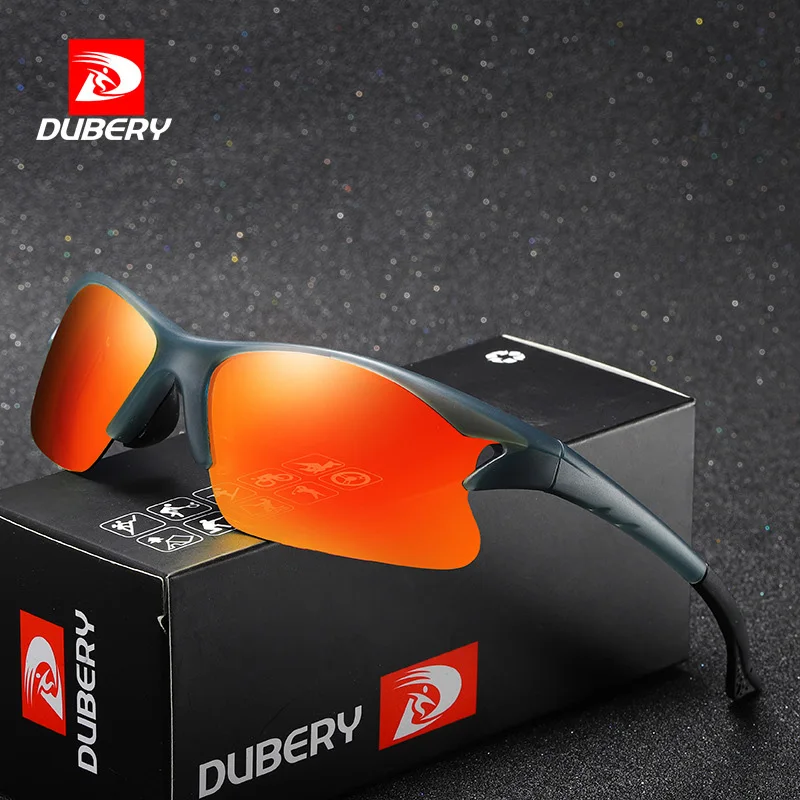 Hot DUBERY Mens Polarized Sport Sunglasses Outdoor Riding Fishing Summer Goggles