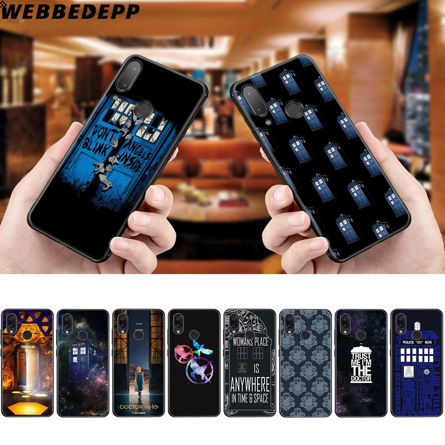 WEBBEDEPP Tardis Box Doctor Who мягкий чехол для Xiaomi Redmi K20 7A 4A 4X 5 5A 6 6A S2 Note 8 4 7 Pro Plus Prime |