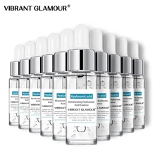 VIBRANT GLAMOUR Hyaluronic Acid Shrink Pore Face Serum Moisturizing Whitening Essence Anti-Aging Deep hydration Skin Care 10pcs