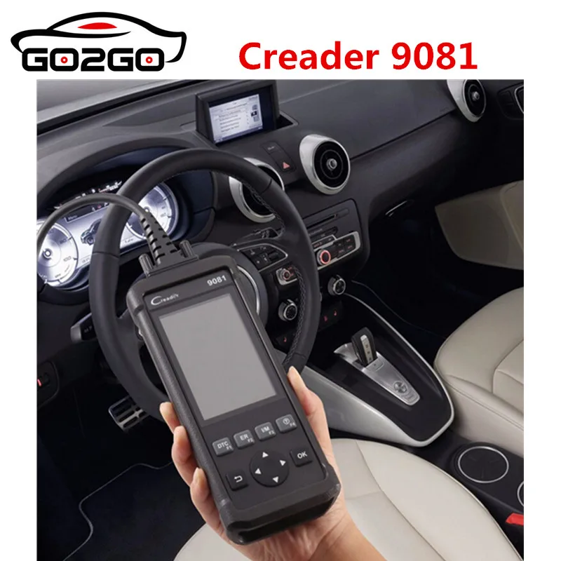 

2017 New Launch DIY Scanner CReader 9081 Full OBD2 Scanner/Scan Tool Diagnostic OBD+ABS+SRS+Oil+EPB+BMS+SAS+DPF CR9081