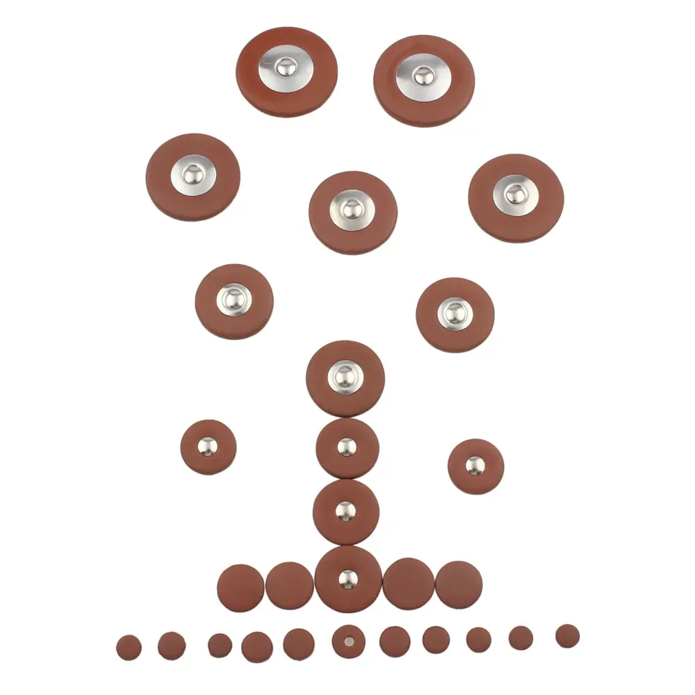 

Good Quality Saxophone Sax Leather Pads Replacement for Soprano Saxophone 28pcs/set Saxophone Accessories