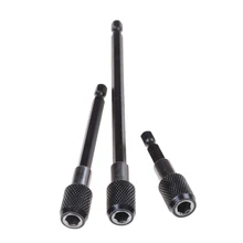 3 шт./компл. 60/100/150 мм магнитное дополнение к отвертке бит быстрый выпуск 1/4 шестигранный хвостовик Инструменты Набор сверла держатель мелких предметов