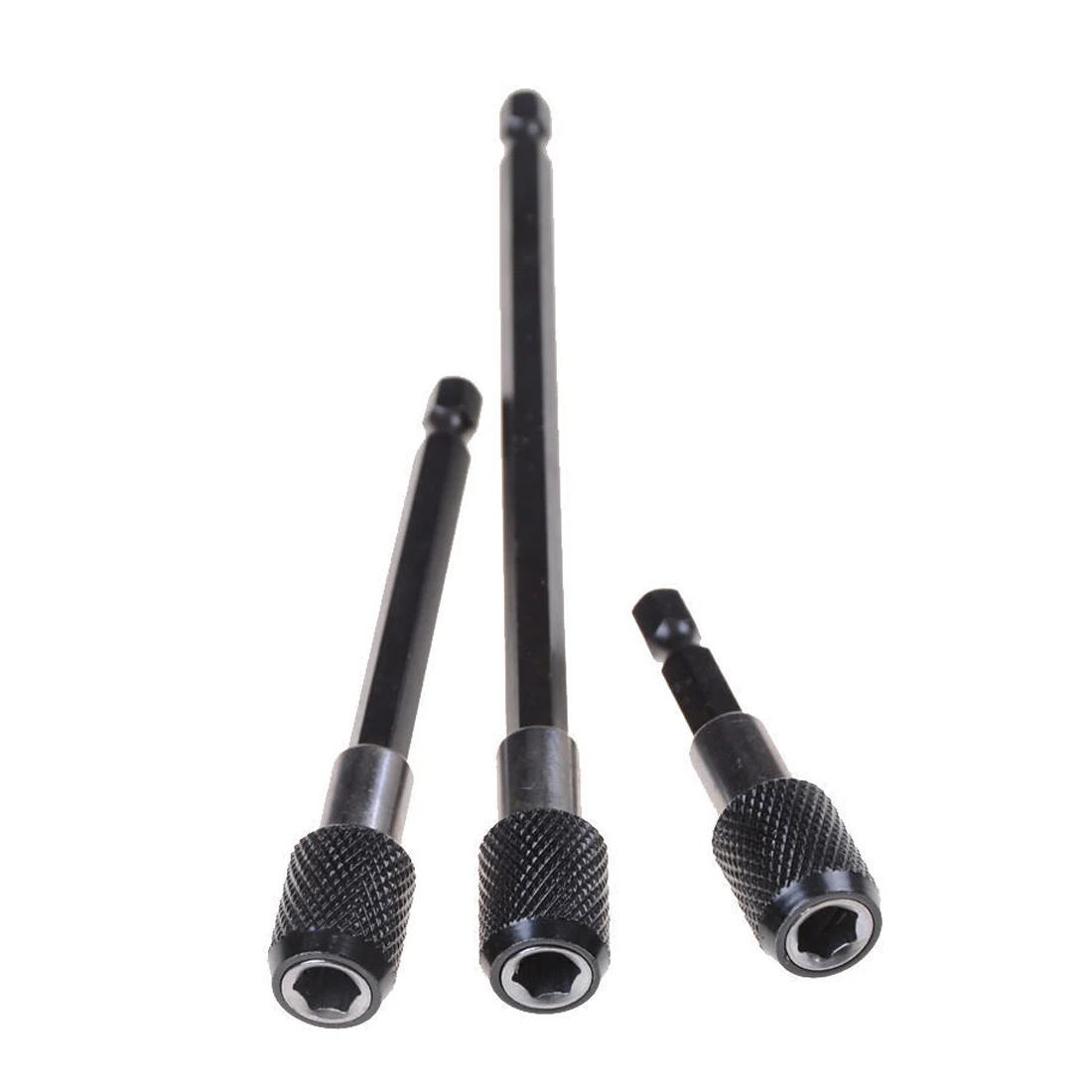 

3Pcs/Set 60/100/150mm Magnetic Screwdriver Extension Bit Quick Release 1/4 Hex Shank Tools Set Drill Bits Holder