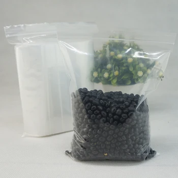

100pieces/lot 11x16cm Thick PE bags - All clear plastic zip Lock bag, Resealable Poly plastic bags Jewelry & nuts package pouch