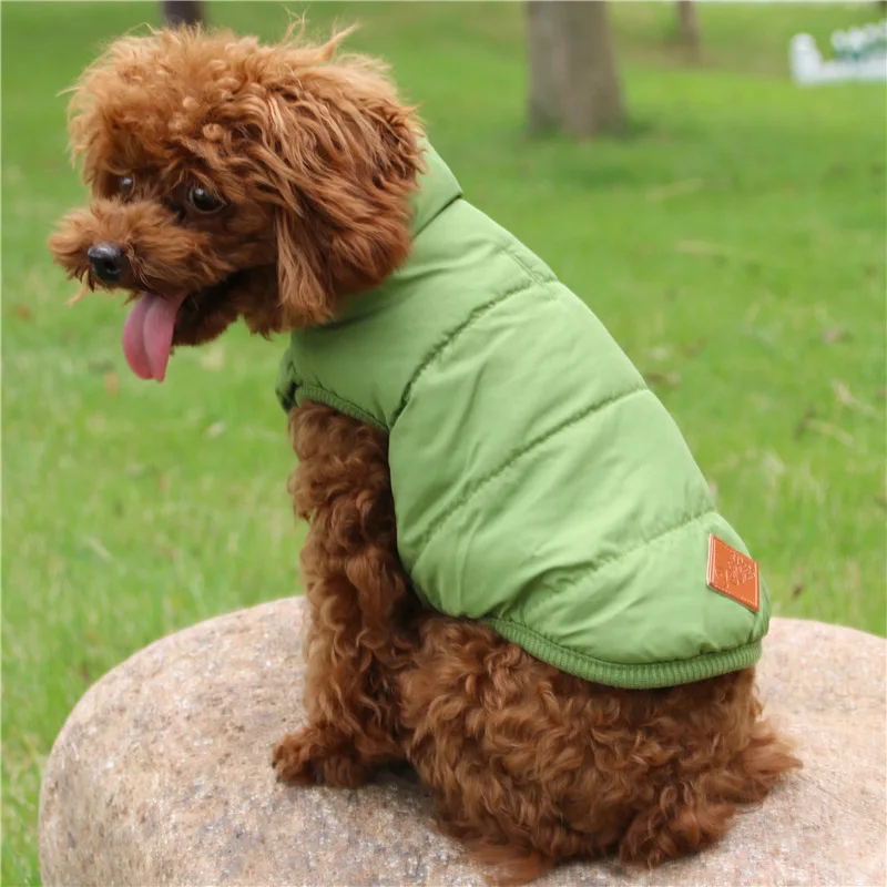 Autumn Winter Dog Coat Jacket Poodle Bichon Pug French Bulldog Clothes
