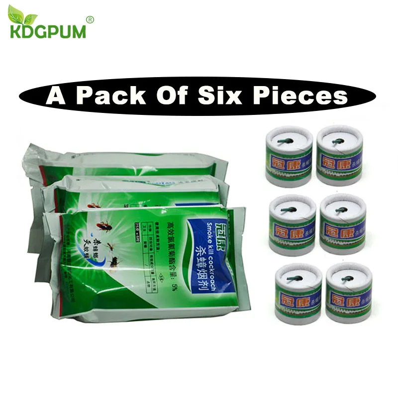 6PCS Powerful Effective Cockroach Killing Smoke Bomb Flea Mosquito Repellent Insect Killer Pest Control For Kitchen Restaurant 6PCS Powerful Effective Cockroach Killing Smoke Bomb Flea Mosquito Repellent Insect Killer Pest Control For Kitchen Restaurant