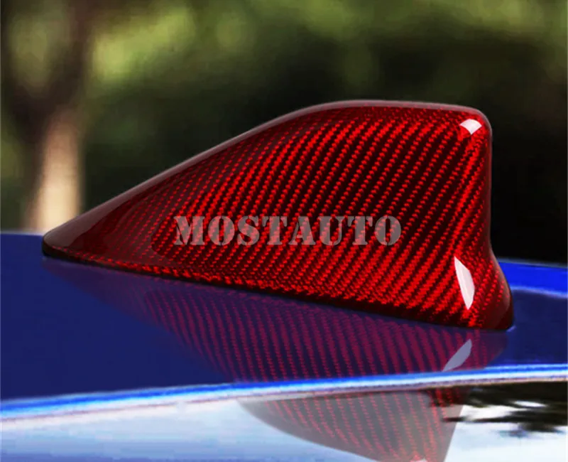 Для Toyota 86 GT86 Scion FR-S углеродное волокно плавник акулы антенна Авто покрытие на крышу 2012- 1 шт. черный/красный