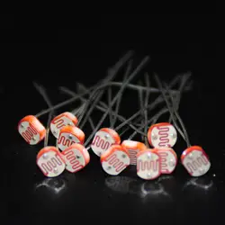 20pcs LDR фото свет 5516 5528 5537 5549 5539 чувствительное сопротивление резистор Photoresistor фотоэлектрический переключатель фотодетектор