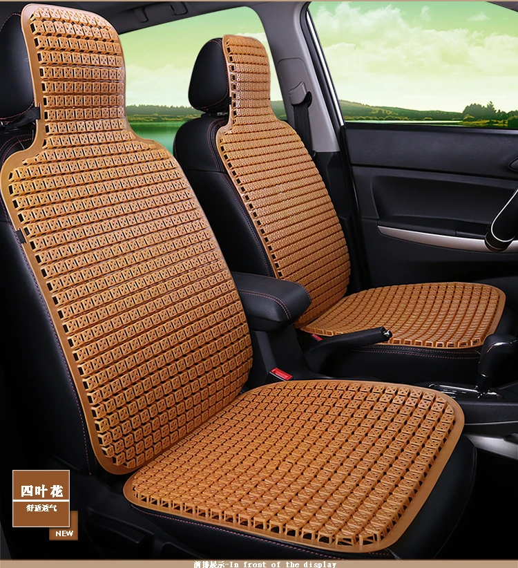 Summer Plastic Breathable Cool Car Chinese knot elements Seat Cushion Auto Minibus Home Chair Cover