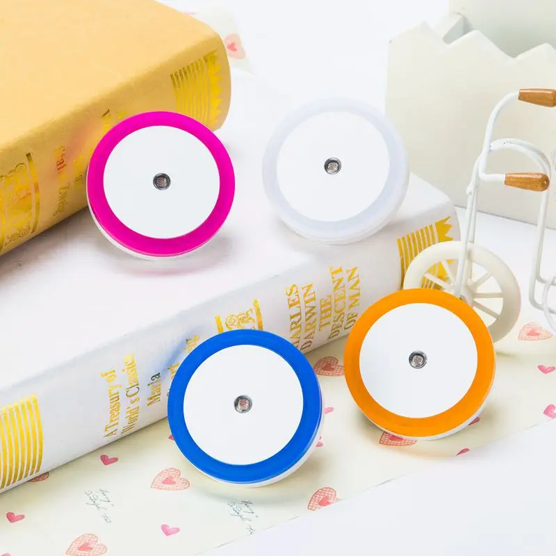 

1Pcs Mini LED Night Light Auto Smart Sensor Control lamp Closet Wall Lamp AC110V-240V Emergency Nightlight For Baby Bedroom Gift