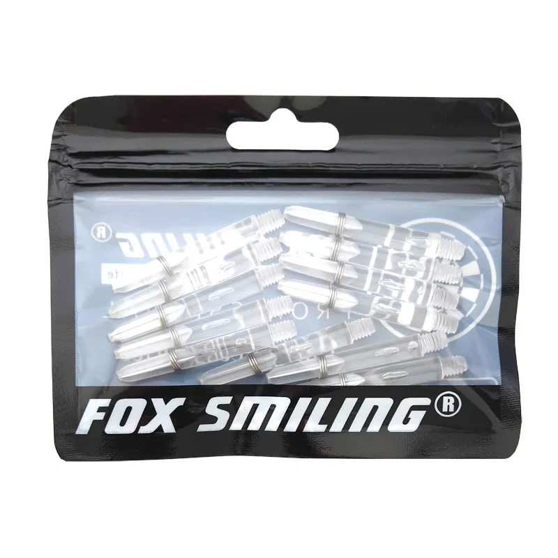 Fox Smiling 30/12/6 шт. синий черный прозрачный 35/48 мм нейлон Пластиковые дротики валы 2BA для профессионального Dardos аксессуары