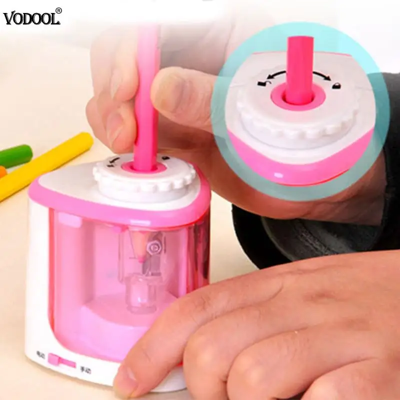 

Automatic Electric Pencil Sharpener Battery Operated Students Learning Tool School Stationery Supplies Home Pencil Sharpener