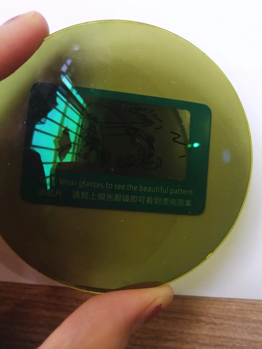 Gelb 1 Farbe Tun Polarisierte Professionelle grüne Brillen Objektiv 49 Nachtsicht Kann wnxqgnBa6