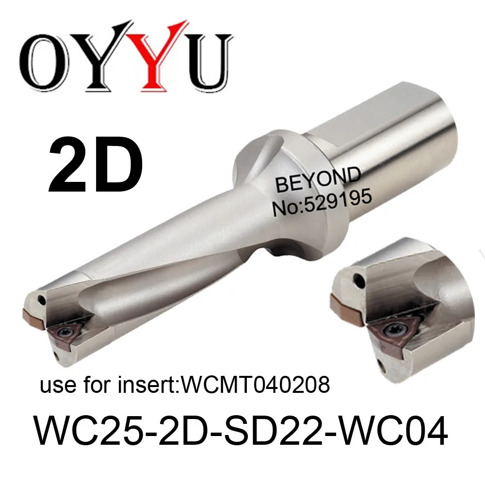 

WC25-2D-SD22-WC04, WC indexable insert drill U Drilling Shallow Hole indexable insert drills,Cooling hole,original factory