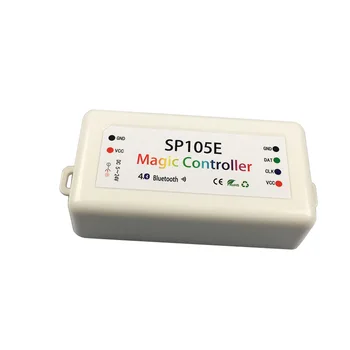 

SP105E DC5~24V Bluetooth APP Control Controller for WS2811 WS2812B APA102