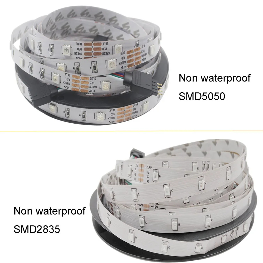 Ленсветильник Светодиодная гибкая SMD 5050 2835 12 В 5/10 м|led ribbon|rgb led ribbonrgb |